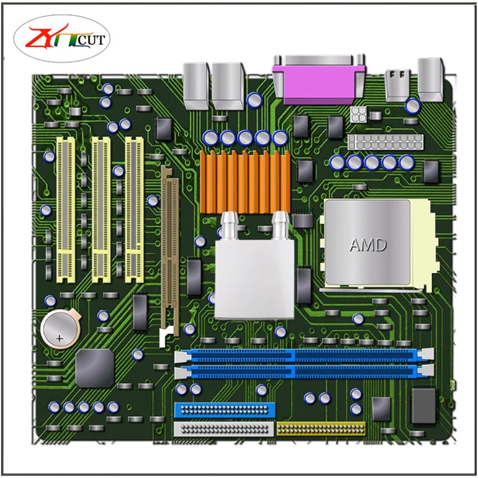 40 80mm CPU Aluminum water-coo - Heatsink 评论和价格