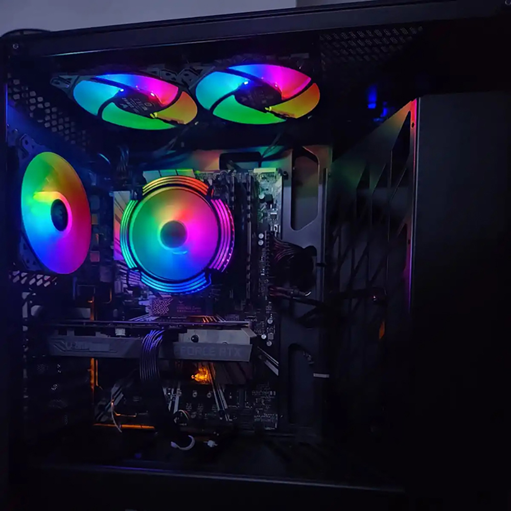 4 Heat Pipes RGB CPU Cooler 4P - Air Cooler Cpu 评论和价格