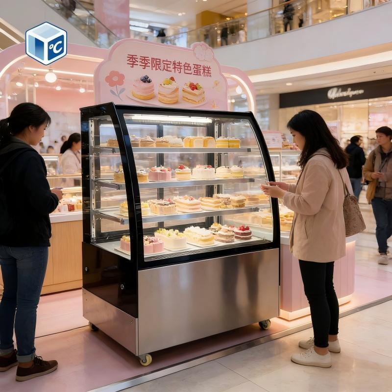 2 Tier Commercial Cake Display - Case Fan 评论和价格