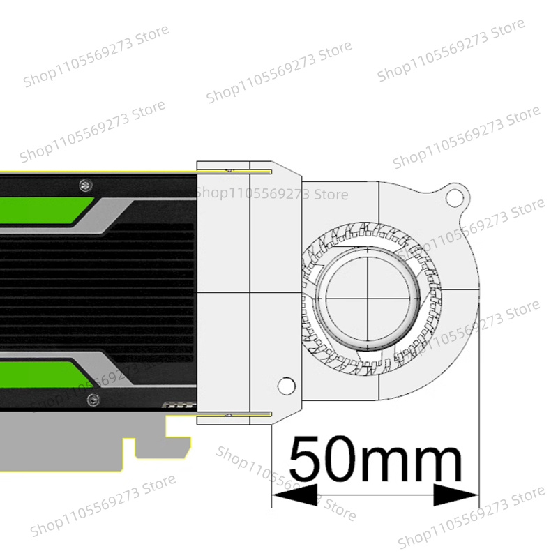 Cooling Fan for Nvidia Tesla P - Gpu Cooler 评论和价格