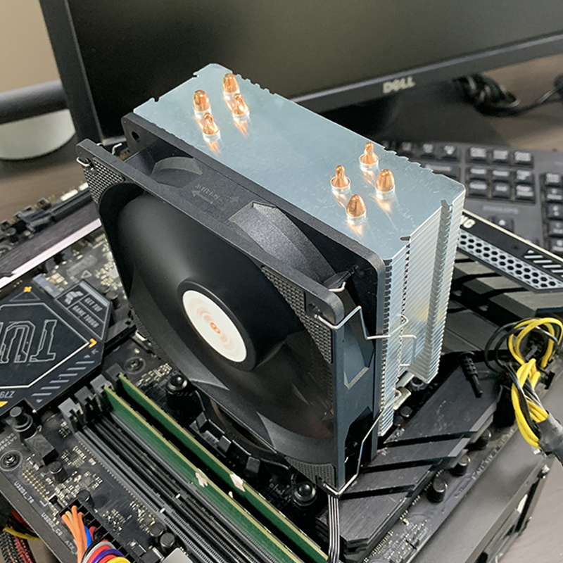 X99 Tower CPU Cooler 4 Heatpip - Air Cooler Cpu 评论和价格